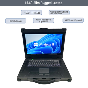 Laptop industri kasar 15.6 inci dengan baterai 12000mAh desain ramping 3*1394 (PCIE-X1) slot ekspansi digunakan dengan layar LCD - Product Image 3