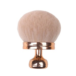 Logo personnalisé Pinceau Poudre Visage Champignon Cou Corps Applicateur Autobronzant Brosses Fond de Teint Kabuki - Product Image 1