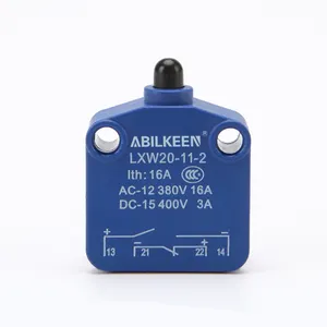 ABILKEEN High Quality Mini Plunger Press Type Limit Switch 1NO1NC 16A AC380V Plastic Shell Waterproof Magnetic Blowing Switch