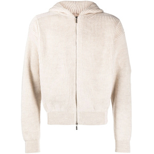 Full Zip Hoodies Heavyweight French Terry High Quality Cotton Full Zip up Hoodie Custom Knit Hoodie Zip up <strong>Cardigan</strong> Sweater - Product Image 2