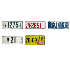 Placas de Matrícula de Surinam y las Granadinas, Placas de Aluminio Personalizadas en Blanco para Sublimación - Product Image 3