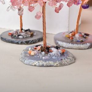 โมราธรรมชาติคริสตัลกรวดต้นไม้เงินคริสตัลเงินสดต้นไม้เครื่องประดับขายส่งราคาถูกมินิต้นไม้สำนักงานบ้าน - Product Image 3