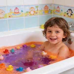 Bombes de bain pour enfants 70G 12 pièces, ensemble cadeau sphérique naturel fait main avec des jouets à l'intérieur - Product Image 4
