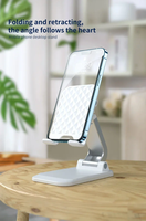 Support de bureau pour tablette de téléphone portable pliable antidérapant Support paresseux à rotation multi-angle pour iPhone 17