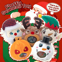 Bola Penghilang Stres Lucu Tema Halloween Natal AS, Mainan Kreatif Unik untuk Melepas Emosi