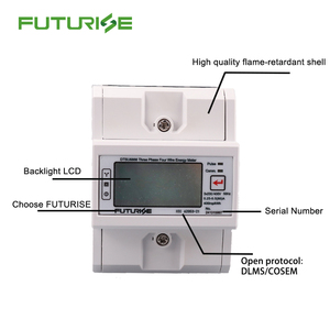Three Phase Din-rail 4 poles Electricity <strong>Meter</strong> Digital Protect Multimeter Three Phase Volt Ampere Frequency LCD <strong>Meter</strong> - Product Image 3