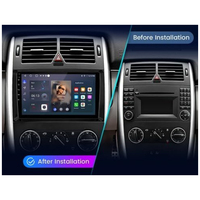 Autoradio Android 4G 9 pouces GPS CARPLAY pour Mercedes Benz Sprinter 2006-2017 Classe A/B W169 W245 W639 W906 Écran tactile
