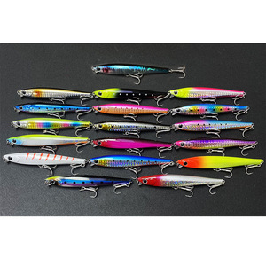 105mm 31G 3D yeux dur appât plastique PVC naufrage saumon de mer daurade carassin carpe rivière lac matériel de pêche sandre bar de mer - Product Image 3