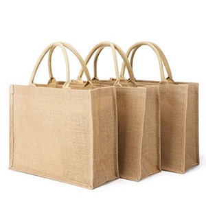 Sacs intérieurs réutilisables en jute avec fermeture éclair pour cadeaux promotionnels, voyages, mariages, cuisine et bricolage - Product Image 1