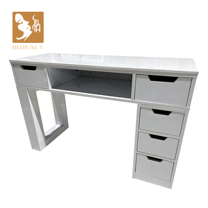 Bureau professionnel léger pour ongles et tiroir de bureau poli pour les techniciens en ongles, facile à nettoyer - Product Image 1