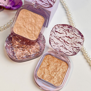 Tùy chỉnh nhãn hiệu riêng Highlighter bột tự nhiên nhấp nháy đường viền long lanh Eyeshadow khuôn mặt Highlighter bán buôn - Product Image 5