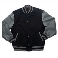 Blouson universitaire unisexe décontracté coupe ample printemps personnalisable avec logo écologique respirant coupe-vent style décontracté élégant col rabattable