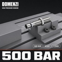 Capteur de proximité inductif hydraulique Domenzi IP68 jusqu'à 500 bars pour circuits haute pression, trois fils, filetage M12