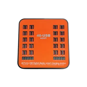 Yüksek hızlı 40 port usb 3.0 bağlantı noktası hub adaptörü tip c rj45 5Gbps