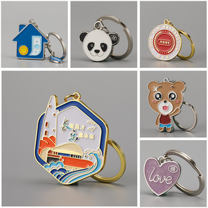 Llaveros Metálicos Personalizados Wang Feng con Acabado Esmaltado, Colgante de Dibujos Animados, Regalos Creativos para la Temporada de Graduación - Product Image 4