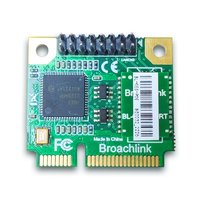 Kartu Sever Lan OEM Gigabit Ethernet Antarmuka Nic POE Modul NIC Minipcie Ke RJ45 Kartu Jaringan Port Tunggal untuk Server