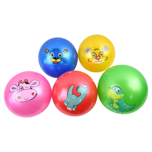 Venta al por mayor de fábrica directa 9 pulgadas diferentes calcomanías pelota de juguete inflable - Product Image 2