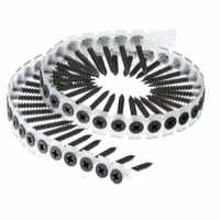 Visseuse automatique pour vis à cloison sèche collées, filetage fin/gros, en acier au carbone noir, vis collées Gibson pour plaques de plâtre