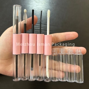 5ml + 5ml Vòng đôi bên kết thúc tăng vàng đen hồng son bóng ống 2 trong 1 rỗng Mascara Lông Mi Lipgloss Ống container 10ml - Product Image 4