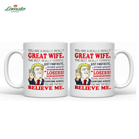 Mug à café et thé en céramique personnalisable par sublimation, 11oz et 15oz, idéal pour la fête des Mères, vente en gros, nouveauté 2026