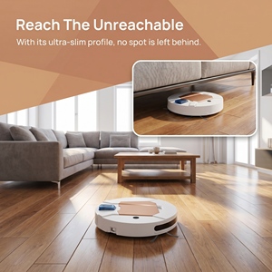 Aspirateur robot intelligent automatique, ultra-fin, silencieux, balayeuse de sol, rechargeable par USB, nettoyeur de poussière domestique - Product Image 6
