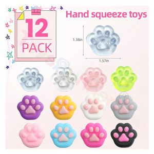 Ultra Soft <b>Cat</b> Claw <b>Squishy</b> Toy Set Multi-Color Kawaii Mochi <b>Squishy</b> Ball Stress Relief Sensory Fidget Toy TOYSRUNNER for Ages - Product Image 3