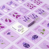 Cartes de jeu de Mahjong en PVC personnalisées, imperméables, 160 cartes de Mahjong américaines pour le divertissement familial et les fêtes