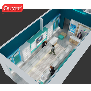 Conception moderne de comptoir de pharmacie, mobilier de <span class=keywords><strong>magasin</strong></span> <span class=keywords><strong>médical</strong></span>, équipement de pharmacie <span class=keywords><strong>pour</strong></span> la décoration intérieure de pharmacie - Product Image 3