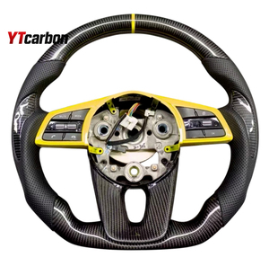 Volante Deportivo de Fibra de Carbono Real Personalizado YTcarbon para <span class=keywords><strong>Xceed</strong></span> GT, Accesorios Interiores para Auto - Product Image 6
