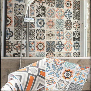 Carta da Parati 3D Moderna Impermeabile Ecologica Antimuffa Rimovibile in <span class=keywords><strong>PVC</strong></span> Vinilico Autoadesiva <span class=keywords><strong>per</strong></span> Soggiorno Bagno <span class=keywords><strong>Cucina</strong></span> - Product Image 1