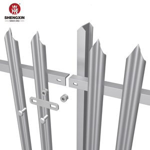 Valla de empalizada de acero superior y angular con revestimiento de polvo galvanizado en caliente - Product Image 3