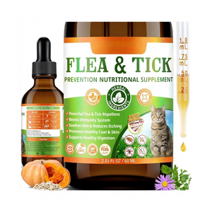Produit phare : Gouttes <span class=keywords><strong>anti</strong></span>-<span class=keywords><strong>puces</strong></span> et tiques pour chats et chiens, favorisant la santé immunitaire de la peau, fabrication OEM disponible - Product Image 1