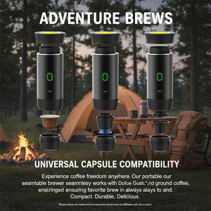 Máy pha cà phê di động không dây 3 trong 1, áp suất 15 bar, dùng cho xe hơi, cắm trại, cà phê viên nén và cà phê bột - Product Image 3