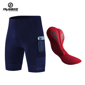YKYWBIKE con interfaccia elastica imbottita comodi pantaloni da <span class=keywords><strong>bici</strong></span> da strada 2 collant tascabile <span class=keywords><strong>pantaloncini</strong></span> da <span class=keywords><strong>bici</strong></span> Slim per uomo ciclismo <span class=keywords><strong>pantaloncini</strong></span> da bicicletta - Product Image 2
