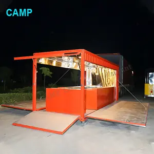 Steel Frame House Townhouse Casa Container Van 20ft toilet with shower Mobile Office Container Luxury
