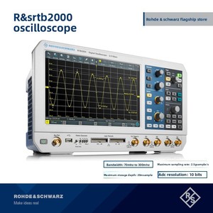 Osciloscopio Digital R&S Rohde & Schwarz RT High RTB2004 de Cuatro Canales, Frecuencia de Muestreo de 25G, Pantalla Táctil Capacitiva - Product Image 2