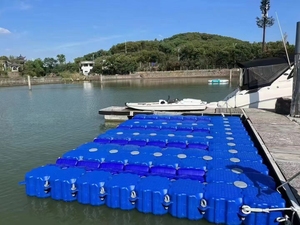 2023 High Quality Solid Gray Blue Orange <strong>Modular</strong> Float <strong>Dock</strong> Leisure Industry <strong>Floating</strong> <strong>Dock</strong> Pontoons <strong>Platforms</strong> - Product Image 5
