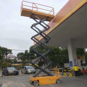 Electric <strong>Hydraulic</strong> Scissor Lift with Load Capacity 500kg <strong>Mobile</strong> <strong>Lifter</strong> Scaffolding Aerial Skylift 4-18m 6m 8m 10m 12m 14m Range - Product Image 6