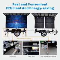 Écran LED P5 sans fil extérieur à économie d'énergie IP65 avec système de levage électrique DC4.8V