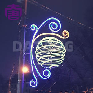 Luces LED Decorativas para Exteriores, Impermeables, para Festivales y Celebraciones, Luces LED 2D con Motivos, para Decoración de Postes - Product Image 3