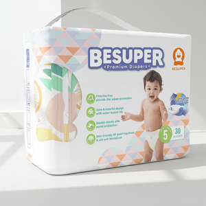 Pañales de entrenamiento para bebés Besuper Premium |   Pañales Desechables Personalizados OEM/ODM |   Fábrica con Certificación ISO, Muestras Gratis, Sistema 3D Anti-Fugas - Product Image 3