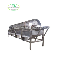 Aangepaste industriële fruit- en groentegrilltrommel sorteermachine motorlager roestvrij staal 304 commercieel gebruik 1000kg/u