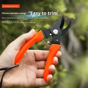 Sécateur Floral Manche Orange Ciseaux De <span class=keywords><strong>Jardin</strong></span> En Acier Inoxydable pour Fleurs Plantes Branches - Product Image 4