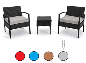 Service <span class=keywords><strong>de</strong></span> café <span class=keywords><strong>de</strong></span> jardin en rotin poly moderne <span class=keywords><strong>haut</strong></span> <span class=keywords><strong>de</strong></span> <span class=keywords><strong>gamme</strong></span> <span class=keywords><strong>mobilier</strong></span> d'extérieur confortable pour patio, salle à manger, cour, chambre à coucher-pour hôtels, parcs - Product Image 3