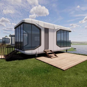 บ้านแคปซูลอวกาศแบบกำหนดเอง บ้านสำเร็จรูปเคลื่อนที่ได้ โรงงานผลิตบ้านแคปซูลอวกาศโดยตรง ดีไซน์ทันสมัยเสริมสร้างความโดดเด่น - Product Image 3
