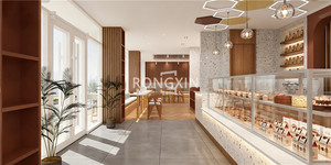 Diseño Interior de Alta Gama Personalizado para Pastelería, Heladería, Cafetería Moderna, Muebles de Cafetería Modernos - Product Image 5