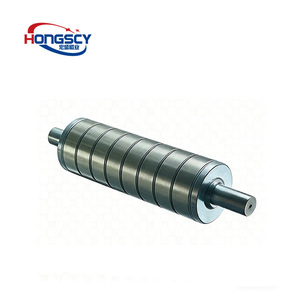 Magnetrolle D100 D150 D200 Permanenter Neodym-Magnet Magnetischer Förderbandroller für Recycling & Sortierung - Product Image 2