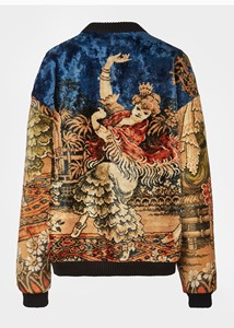Suéteres personalizados de alta calidad, Jersey de punto, suéter de Jacquard para hombre, <span class=keywords><strong>chaqueta</strong></span> de tapiz de baile español - Product Image 2