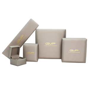 Boîte à bijoux en cuir PU, en daim, 1 pièce, Logo personnalisé, de haute qualité, pour bague, Bracelet, emballage cadeau, boîte en plastique à bijoux - Product Image 6