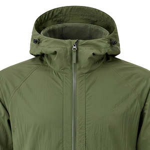 Veste coupe-vent légère pour homme, à capuche, imperméable, coupe-vent, en nylon, pour le voyage et les trajets quotidiens - Product Image 4